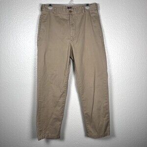 T. Harris London Men's Sz 32/29 Dress Pants Slacks Trousers Straight Leg Beige